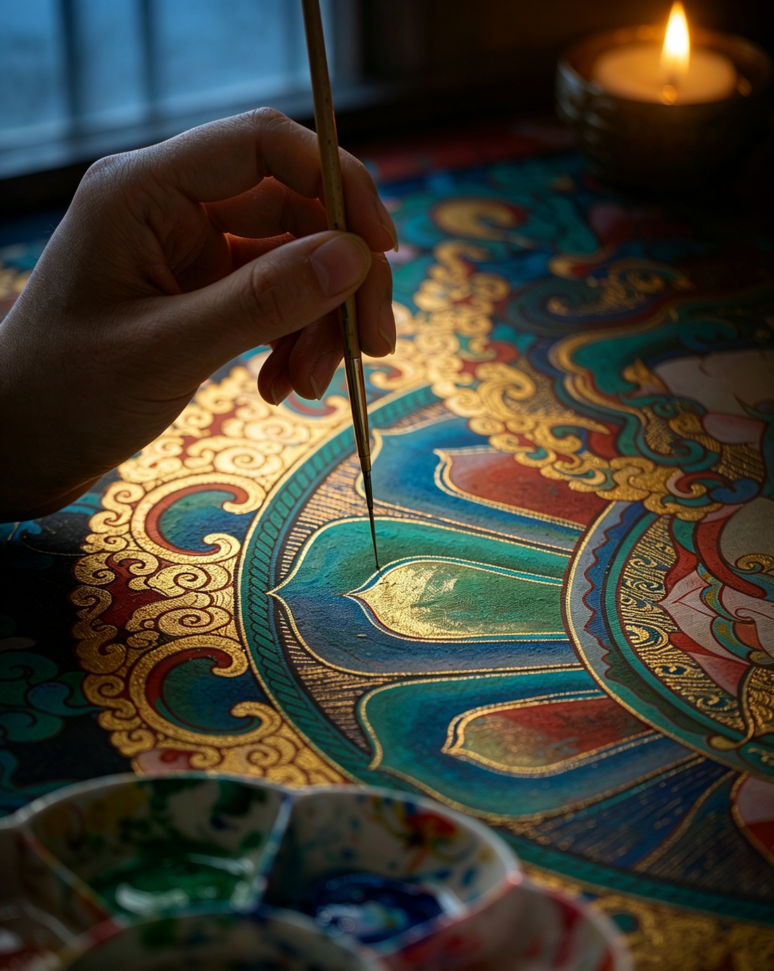 The Soul of Hand-Painted Thangka: A 1,300-Year-Old Art Worn Around Your Neck
