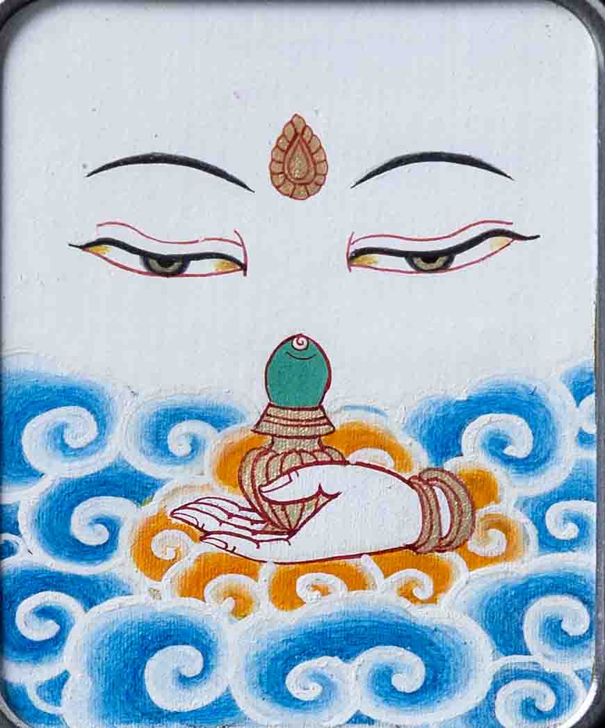 White Tara / Vase with Prajna Wisdom Eye