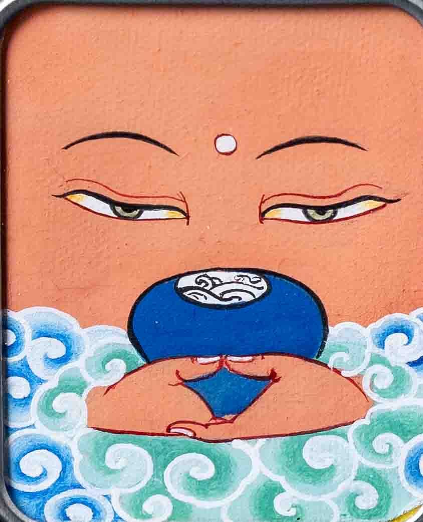 Amitabha Buddha / Vase with Buddha Face