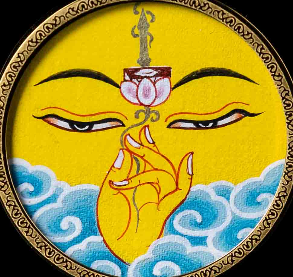 Manjushri Bodhisattva / Wisdom Buddha Eye